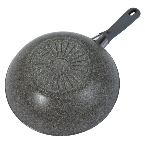 BALLARINI | MURANO - Wok - Ø 300mm - hliník - vzhľad kameňa šedá - Image 4
