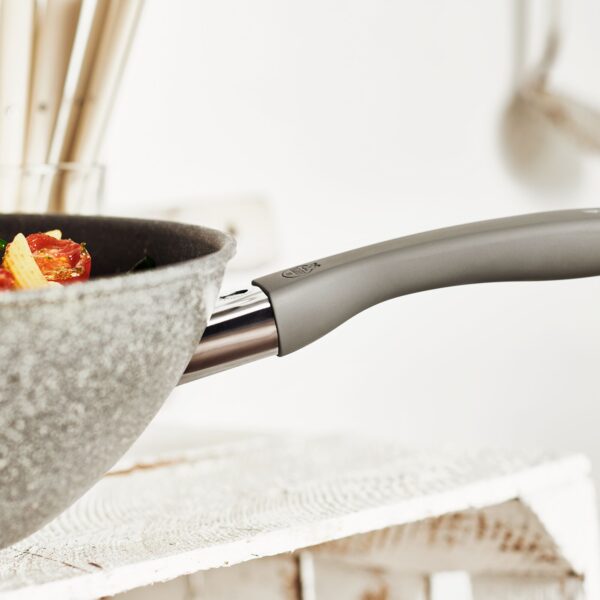 BALLARINI | MURANO - Wok - Ø 300mm - hliník - vzhľad kameňa šedá - Image 2