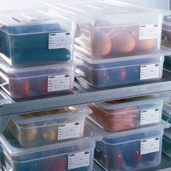 (6 kusů) CAMBRO | CAMWEAR® - Polypropylenová GN nádoba 1/1 - mléčná - hloubka 100 mm - Image 5