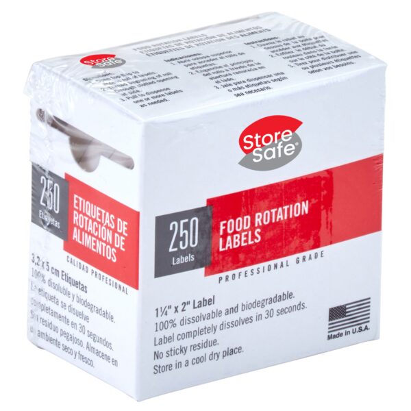 (24 kusů) CAMBRO | Rotační štítky StoreSafe® – 250 štítků na kotouč - Image 7