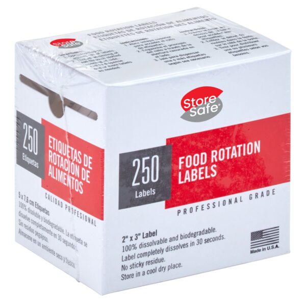 (24 kusů) CAMBRO | Rotační štítky StoreSafe® – 250 štítků na kotouč - Image 4