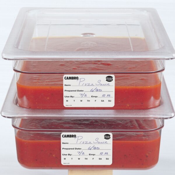 (24 kusů) CAMBRO | Rotační štítky StoreSafe® – 250 štítků na kotouč - Image 6