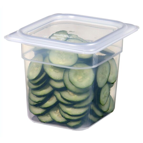 (6 kusů) CAMBRO | CAMWEAR® - Polypropylenové víko GN 1/6 - vzduchotěsné - mléčné - Image 5