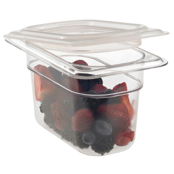 (6 kusů) CAMBRO | CAMWEAR® - Polypropylenové víko GN 1/9 - vzduchotěsné - mléčné - Image 6