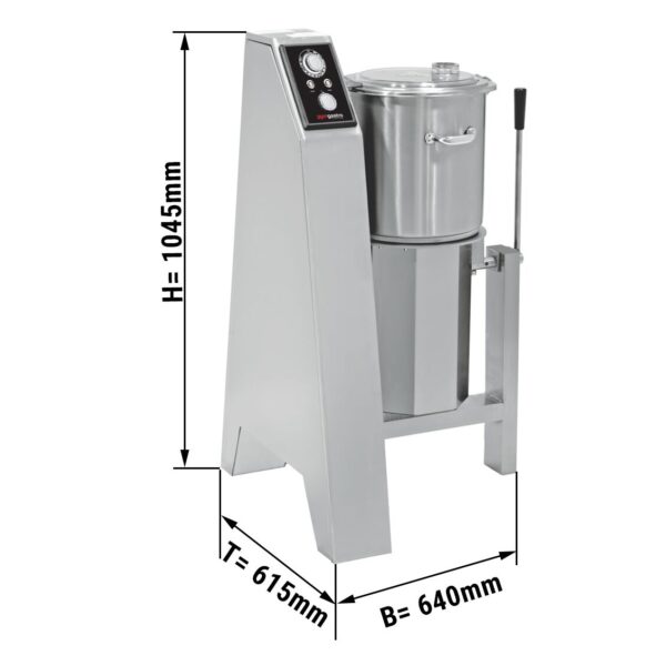 Vegetariánsky / hummusový kuter- 20 litrov - 1,5 kW - 400 voltov - Image 3