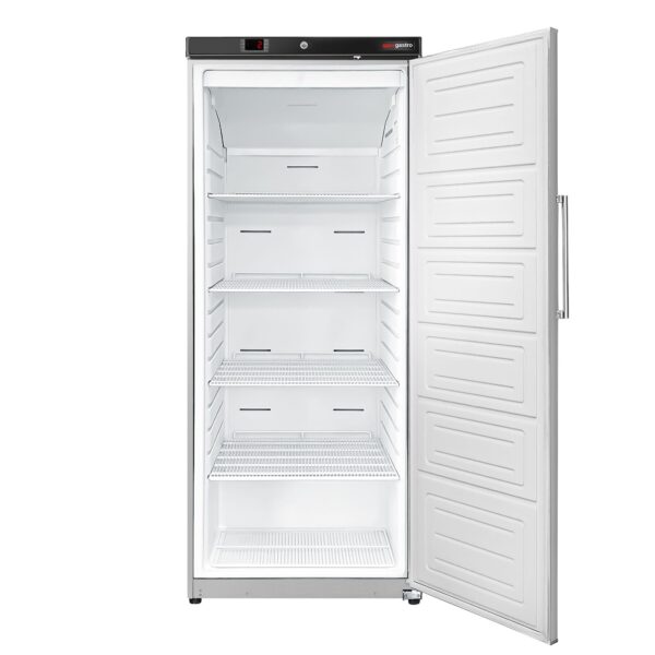 Úložná chladnička nerez ECO - 400 litrov - s 1 nerezovými dverami - vnútro dverí z plastu - nerez - Image 3