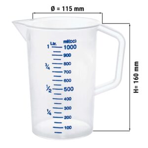 Odměrka - 1 litr - s dílky po 100 ml