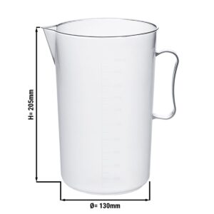 Odměrka - 2 litry - s dílky po 100 ml