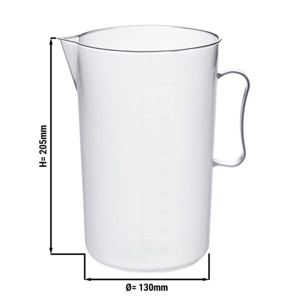 Odměrka - 2 litry - s dílky po 100 ml