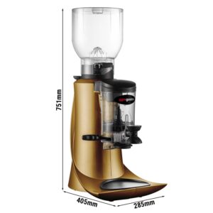 Mlýnek na kávu - zlatý - 2kg - 500 wattů - 55dB