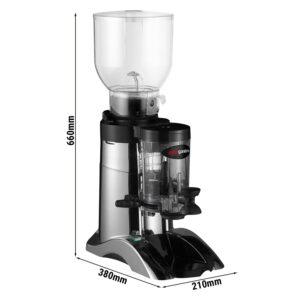 Mlýnek na kávu - stříbrný - 2kg - 400 wattů - 63dB