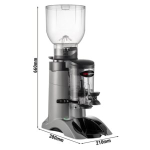 Mlýnek na kávu - šedý - 2kg - 400 wattů - 63 dB