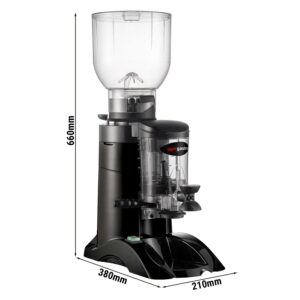 Mlýnek na kávu - černý - 2kg - 400 wattů - 63dB