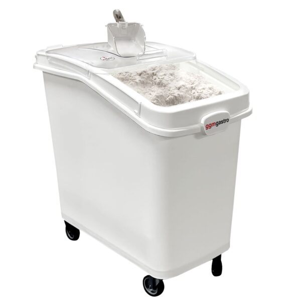 Vozík na mouku / vozík na přísady - 100 litrů - vyroben z polypropylenu - Image 4
