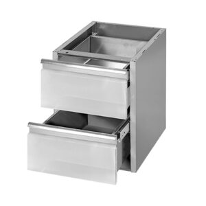 Zásuvkový blok PREMIUM - 2 zásuvky - modul spodní konstrukce 400x760mm - pro ATK hl.800mm