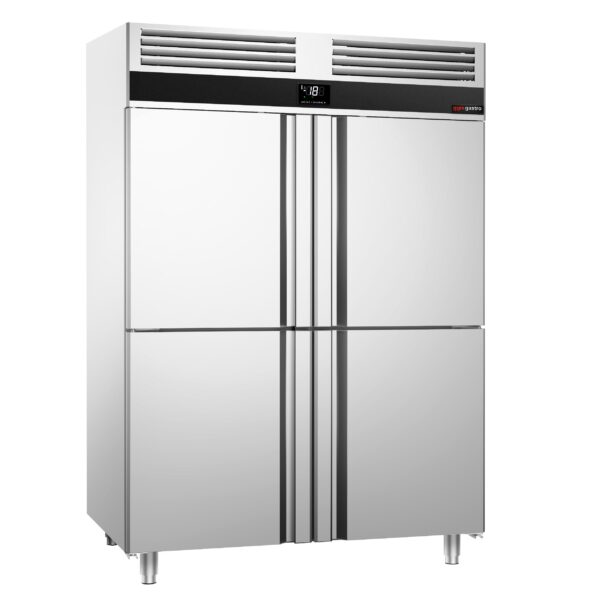 Mraznička nerezová PREMIUM - GN 2/1 - 1400 litrov - so 4 polovičnými dverami - Image 7