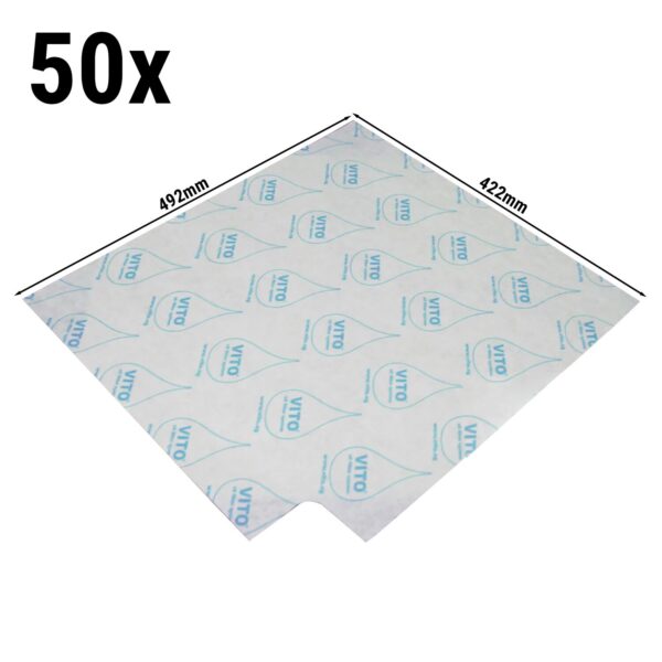 (50 kusů) celulózový filtr pro vakuový filtrační systém VITO | XS, XM a XL