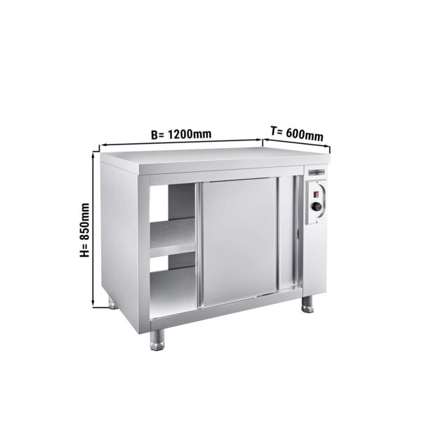 Ohřívací skříňka PREMIUM - 1200x600mm - s poklopem