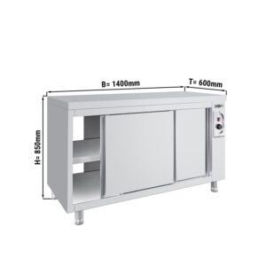Ohřívací skříň ECO - 1400x600mm - s poklopem