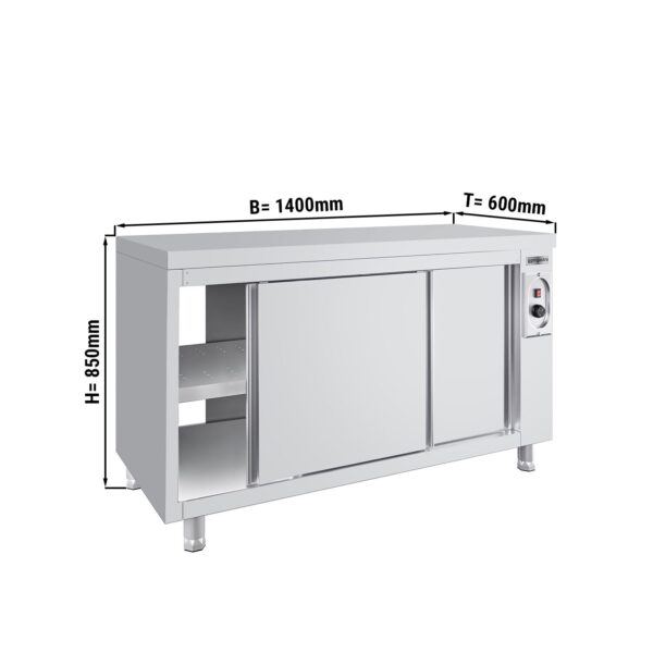 Ohřívací skříň ECO - 1400x600mm - s poklopem