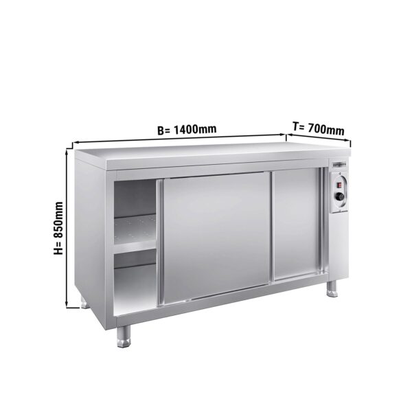 Topná skříň PREMIUM - 1400x700mm