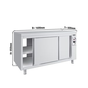 Ohřívací skříňka ECO - 1600x600mm - s poklopem