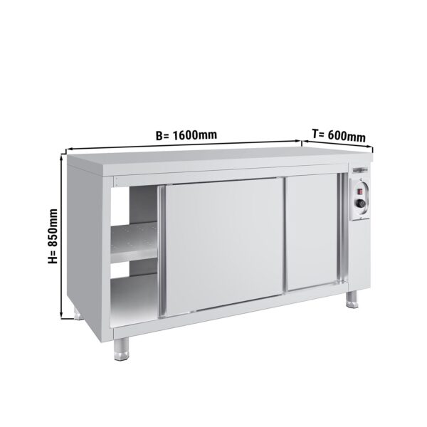 Ohřívací skříňka ECO - 1600x600mm - s poklopem