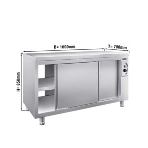Ohřívací skříň PREMIUM - 1600x700mm - s poklopem