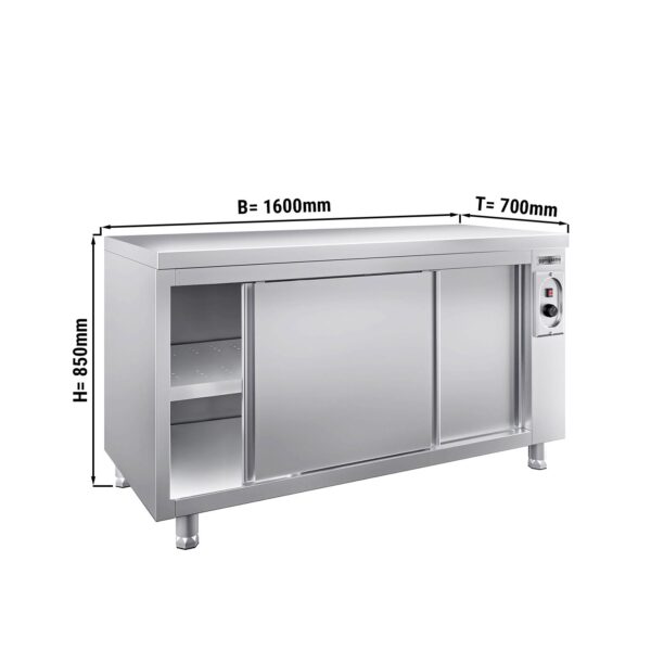 Topná skříň PREMIUM - 1600x700mm