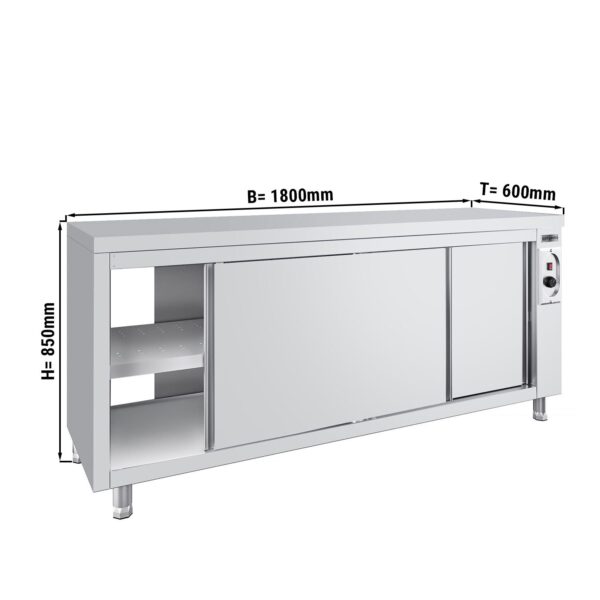 Ohřívací skříň ECO - 1800mm - s poklopem