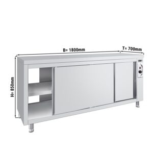Ohřívací skříň ECO - 1800x700mm - s poklopem