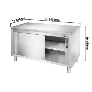 Topná skříň PREMIUM - 1400x600mm