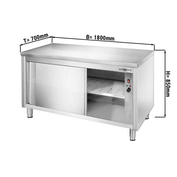 Topná skříň PREMIUM - 1800x700mm