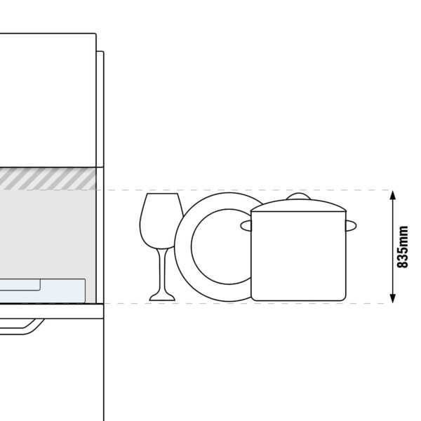 Dvouplášťová myčka hrnců - digitální - 16 kW - Image 2