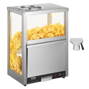 VEVOR Nacho Chips Ohřívač 80L Nacho Chips Popcorn Arašídy Bramborové lupínky