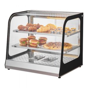 VEVOR 2-stupňové kleště na ohřívače potravin na pizzu 850 W 111 l