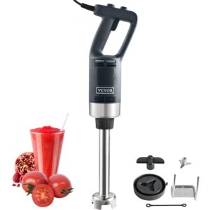 VEVOR Puree Blender elektrický tyčový mixér 750 W, vysokovýkonný mixér s nastavitelnou rychlostí, nerezový víceúčelový tyčový mixér 660 mm, odnímatelná míchací tyč, včetně nástěnného háku a výměnné hlavice čepele