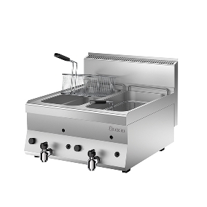 Fritéza plynová 650 Bartscher objem 2x8 l