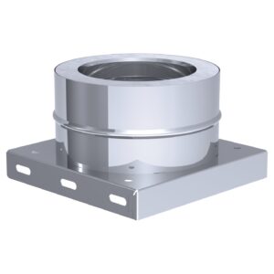 Základná doska s odtokom kondenzátu pod a vonkajšou vsuvkou 1/2" - Ø 400 mm