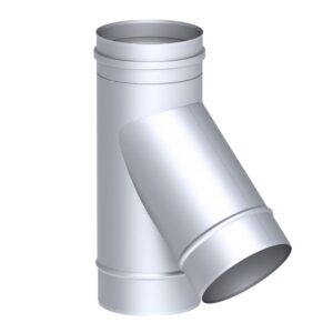 T-spojka 60° z nehrdzavejúcej ocele / Ø400 mm