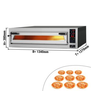 Elektrická pec na pizzu - 9x 35cm (Široká) - Digitálna PEP99TC