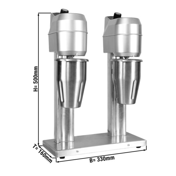Vretenový mixér ECO - s 2 miešadlami - 2x 1000ml - 2x300 Watt - Image 9