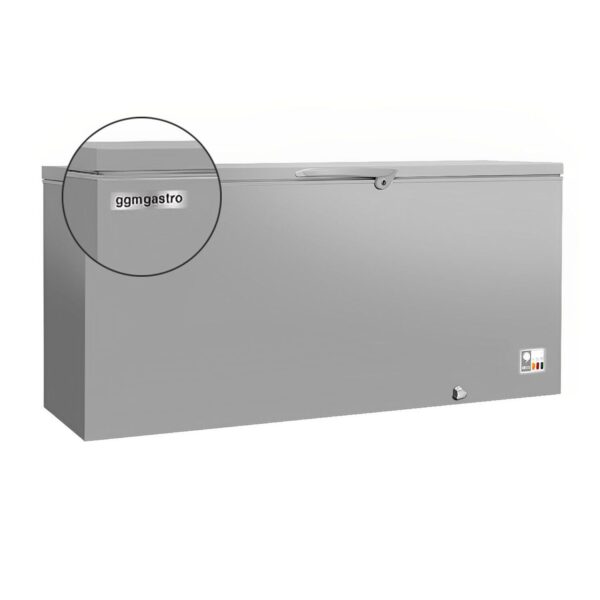Mraznička - 1800mm - 534 litrov - nerezové veko - Image 11