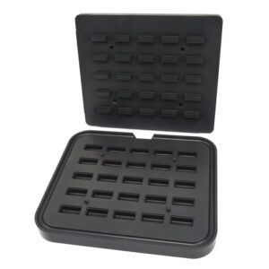 Forma na tartaletky -Obdĺžnik - 50x23/42x17 mm - 25 kusov