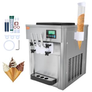 Vevor stroj na točenú zmrzlinu  1800 W, 3 príchute