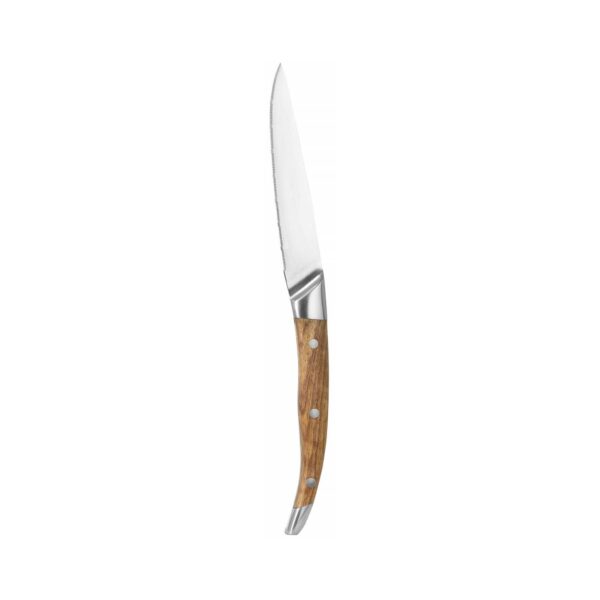 Steakový nôž 245 mm, sada 6 ks v darčekovom balení, RUŽOVÉ DREVO, 1 ks - Image 2