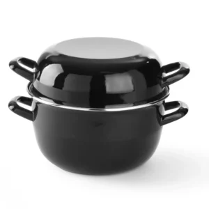 Hrnec na mušle – s poklicí, HENDI, 5,2L, ⌀260x(H)210mm