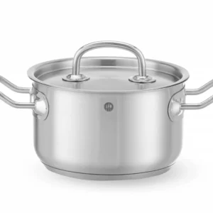 Střední hrnec – s poklicí, HENDI, Kitchen Line, 1,8L, ⌀160x(H)95mm