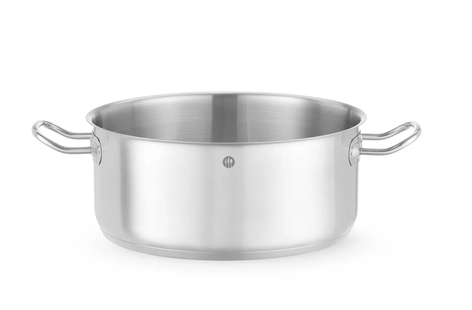 Nízký hrnec na vaření - bez víka, HENDI, Kitchen Line, 7,3L, ⌀280x(H)120mm