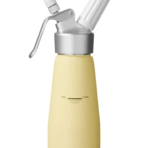 Láhev na šlehačku , HENDI, 0,5L, Pastelově žlutá, ⌀80x(H)260mm